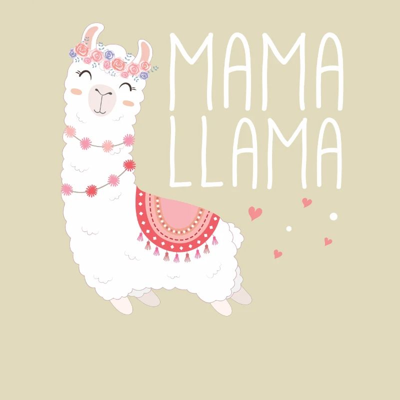 Mama Llama Lama Muttertag Geburtstag Geschenk Idee