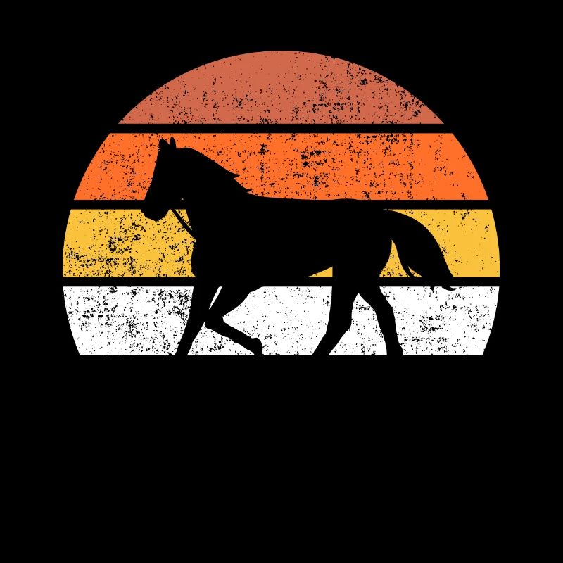 Pferd Retro