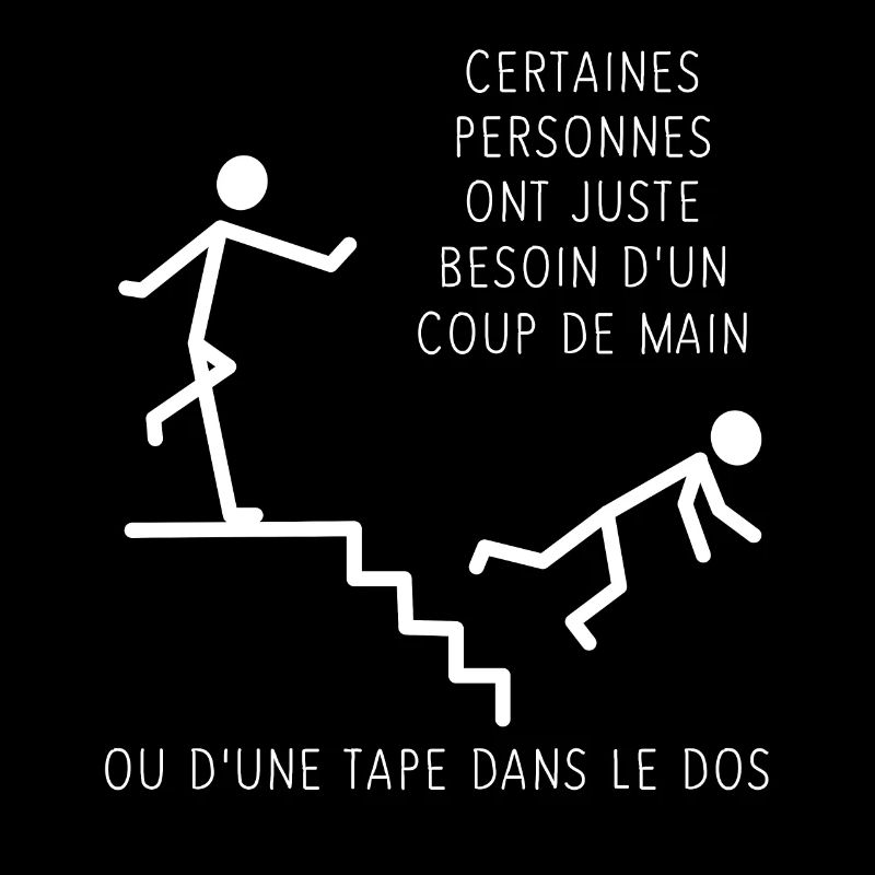 Coup de main ou tape dans le dos