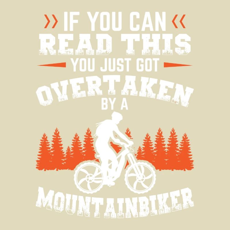 Von Mountainbiker Überholt E-Biker MTB Radfahrer