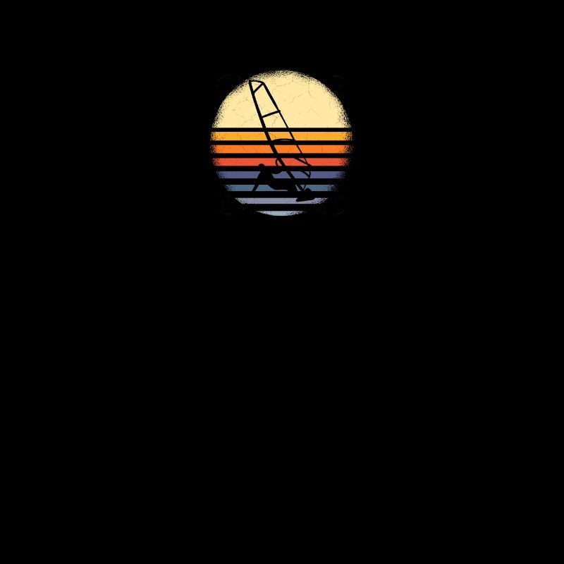 Windsurfen Windsurfing Windsurfer retro Design