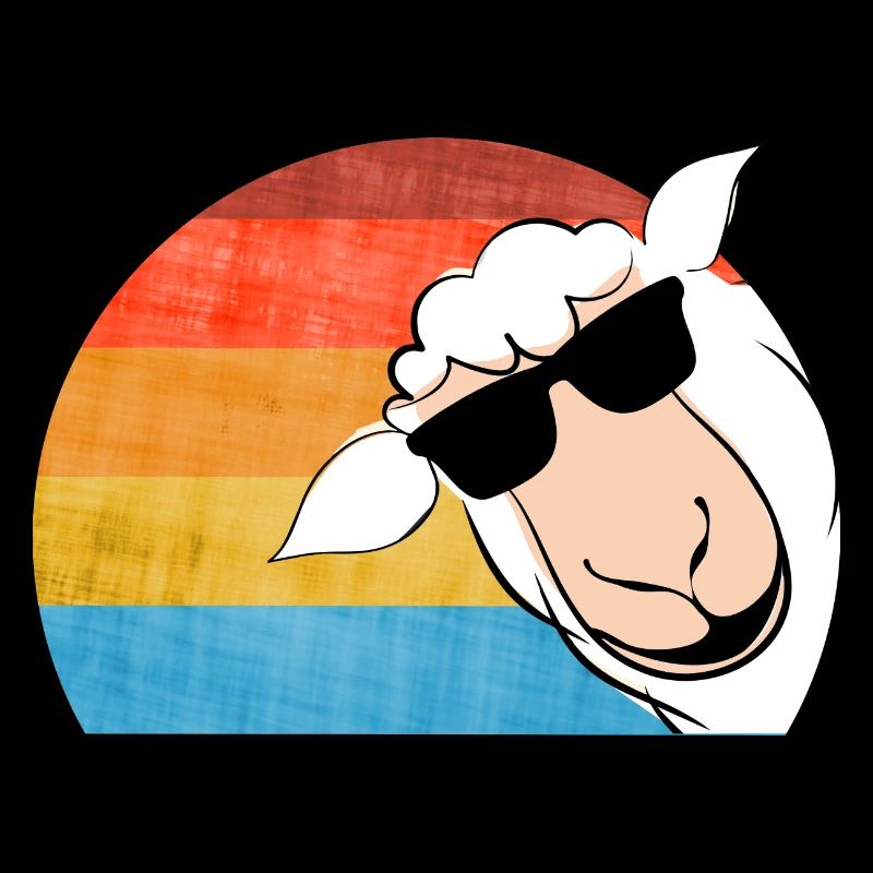 Sheep with sunglasses