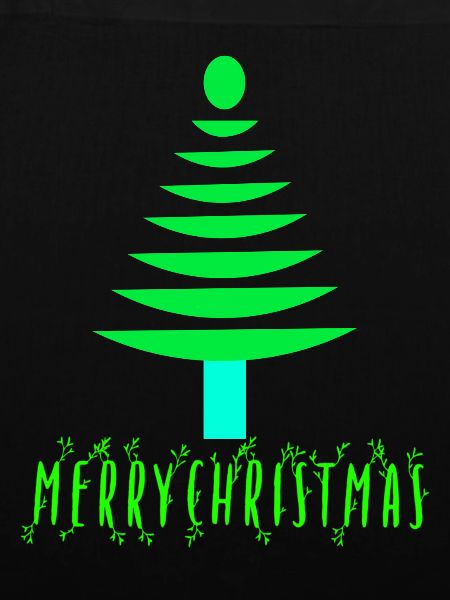 Neon-Kiefern-Weihnachtsbaum