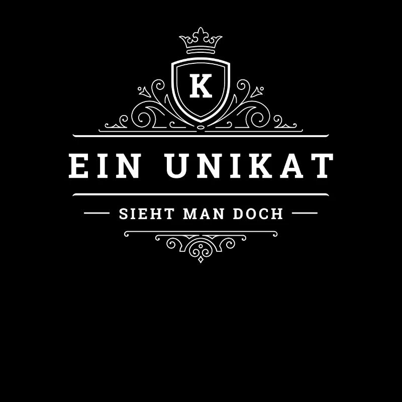 Ein Unikat Ein Einzelstück Anfangsbuchstabe K Name