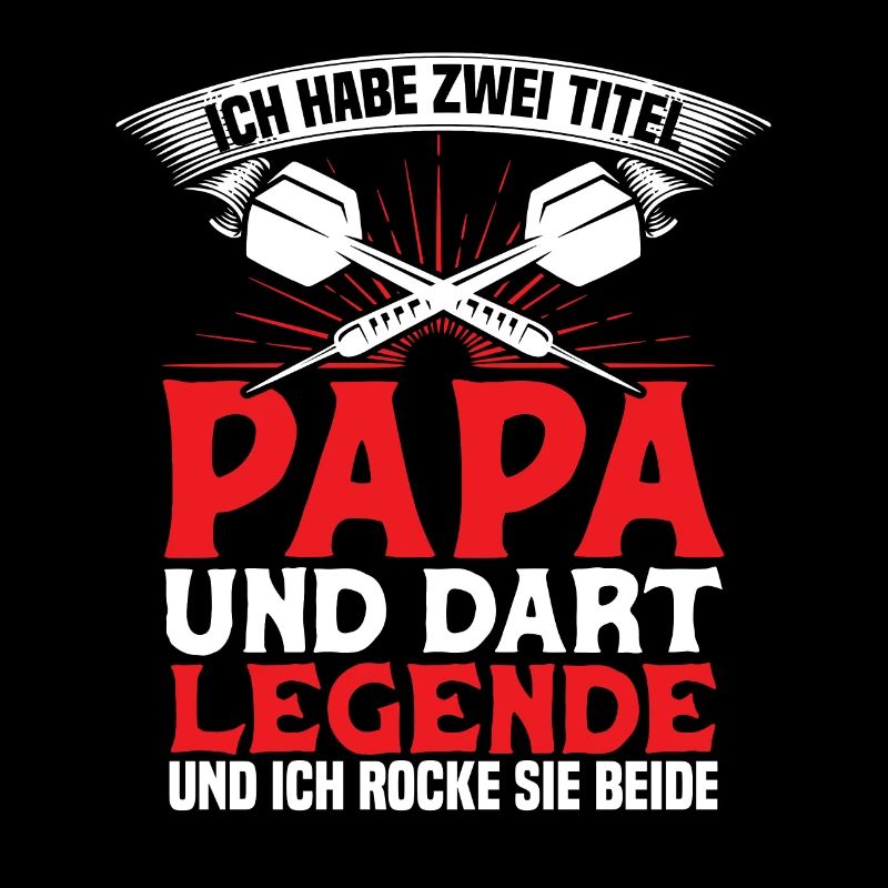 Papa Und Dart Legende Dartboard Darts Geschenk