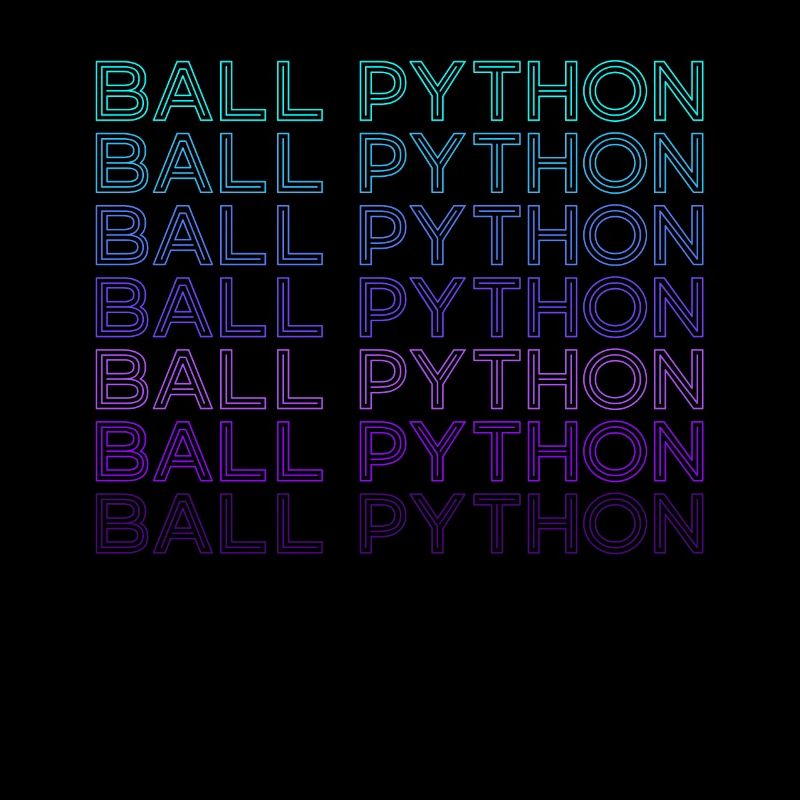 Ball Python Snake Retro