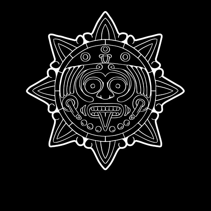 Aztec Sunstone Aztec Sun Symbol M