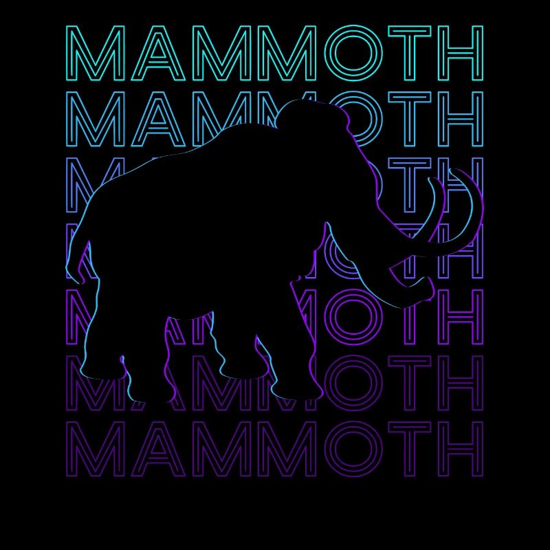Mammut Elefant Retro