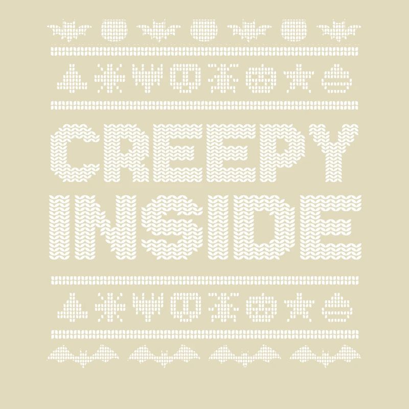 Stitch Pattern Funny Creatures Inside Halloween