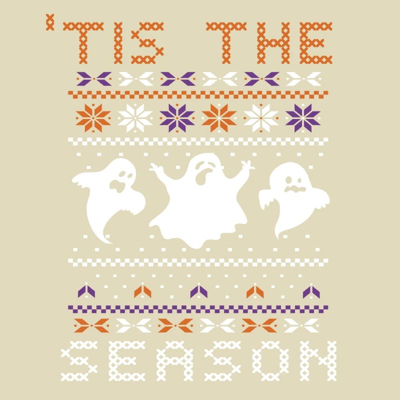 Stitch Pattern Ghost Creatures Saison Halloween