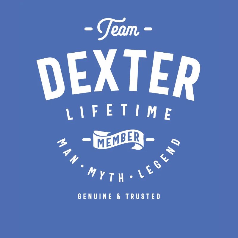 Team Dexter Lifetime Member Personalized Name