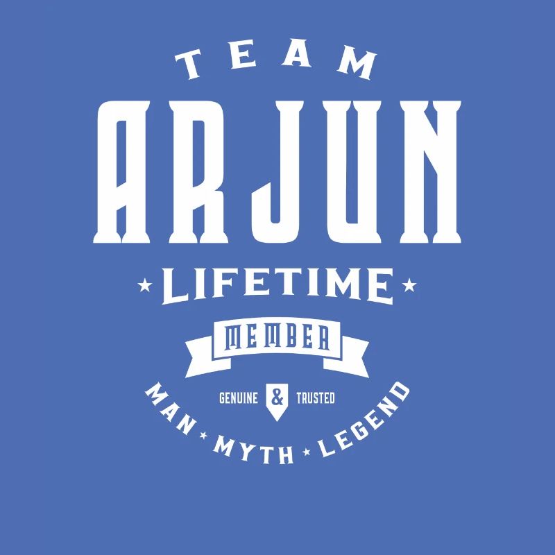 Team Arjun Lifetime Member Personalized Name