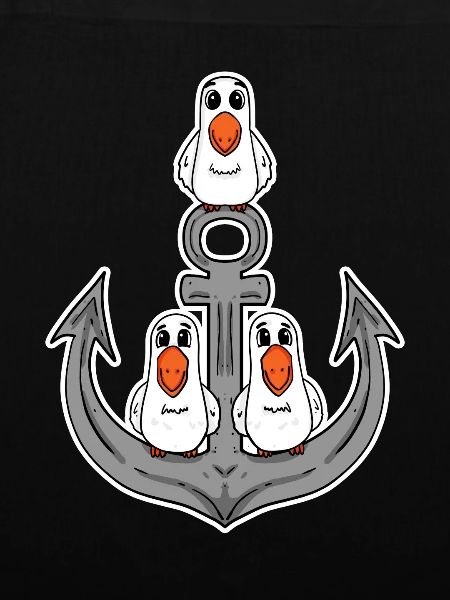 Möwen Möwe Anker