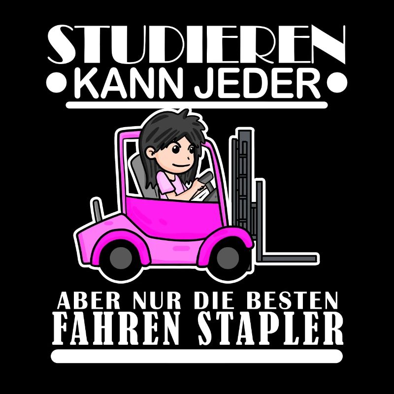 Staplerfahrerin Gabelstapler Lager Logistik Damen