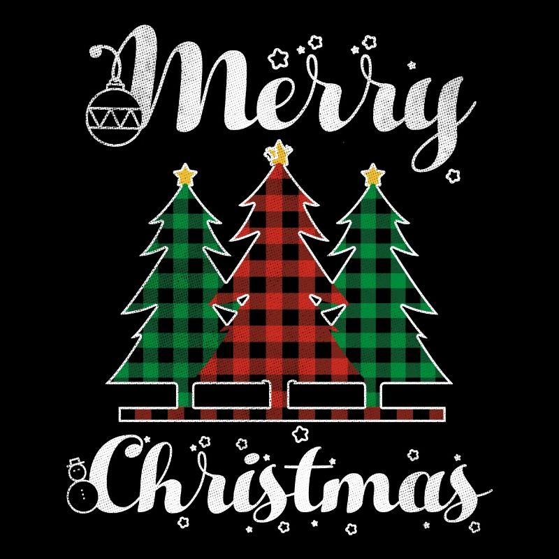 Christmas Elements Merry December Plaid Christmas