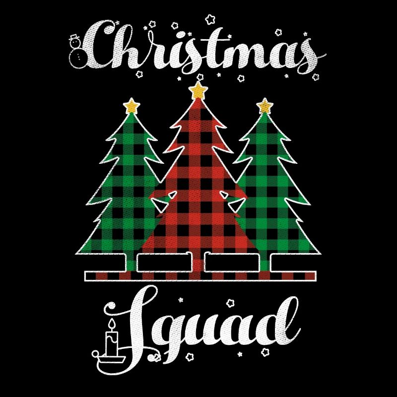 Christmas Squad Element Dezember Plaid Weihnachten