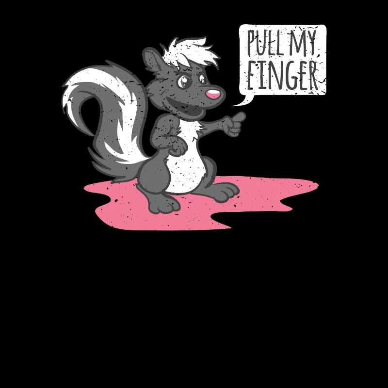 Pull My Finger Skunk Pull Farts on Finger