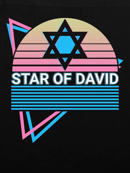 Davidstern Jüdisch Retro