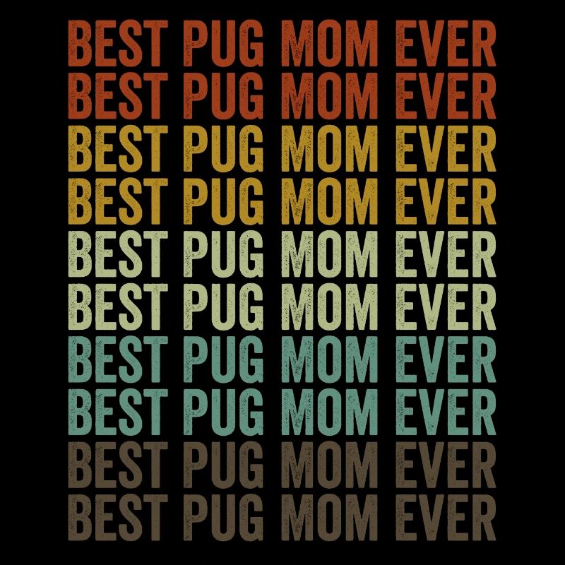 Beste Mops-Mutter aller Zeiten Mops-Mutter Mops-Hu