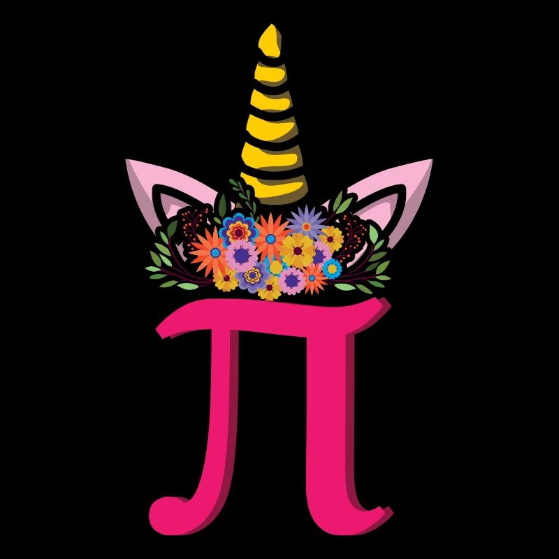 Unicorn March Math Holiday Mathematics Funny Pi