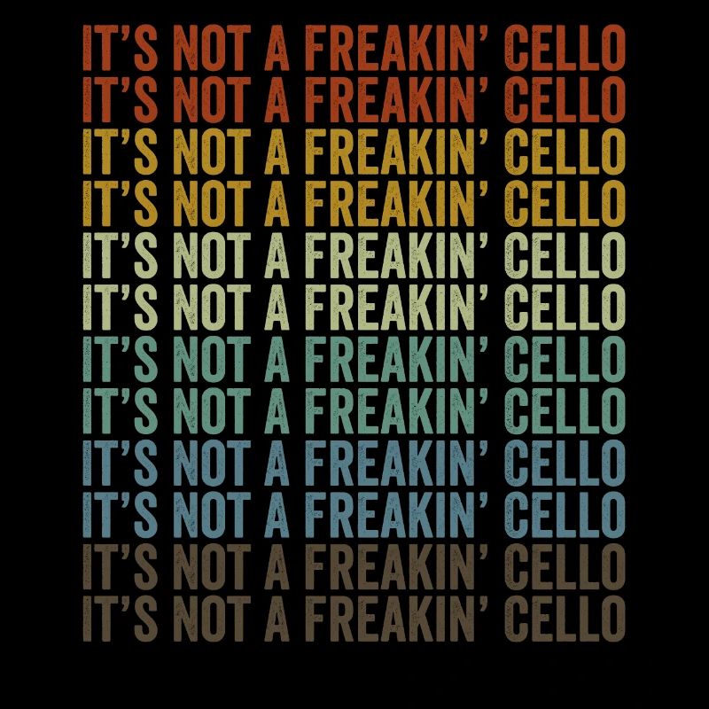 It's not a crazy cello cello player