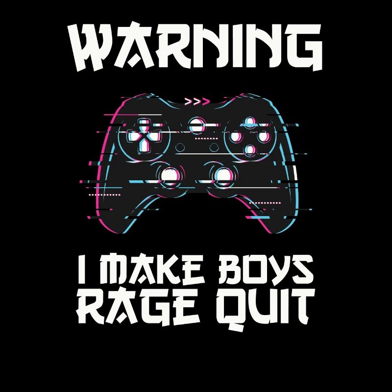 Warnung Ich mache Jungs Wut Quit -