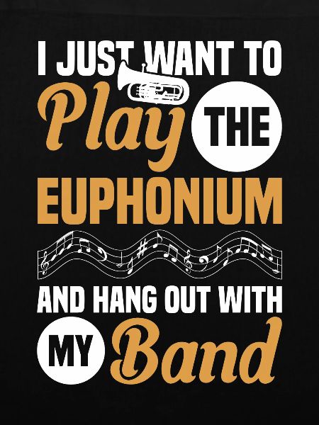 Euphonium Euphoniumspieler Blechbläser Euphonist