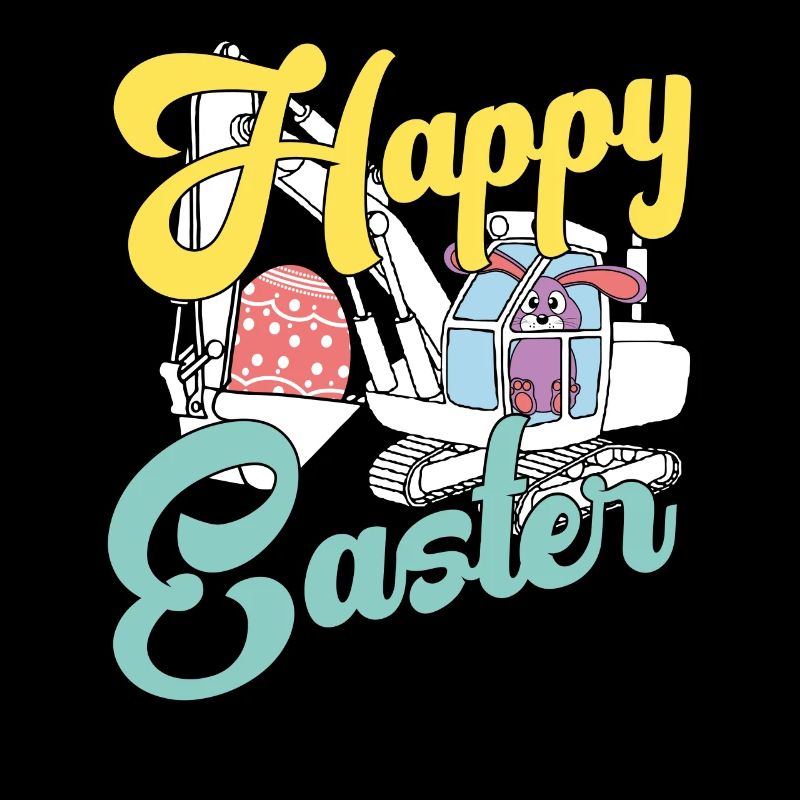 Bunny Happy Easter Day Spring Hunt Eggs Rabbit