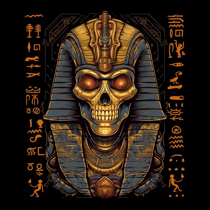 Pharaoh Egypt Skull Death Mask Gift