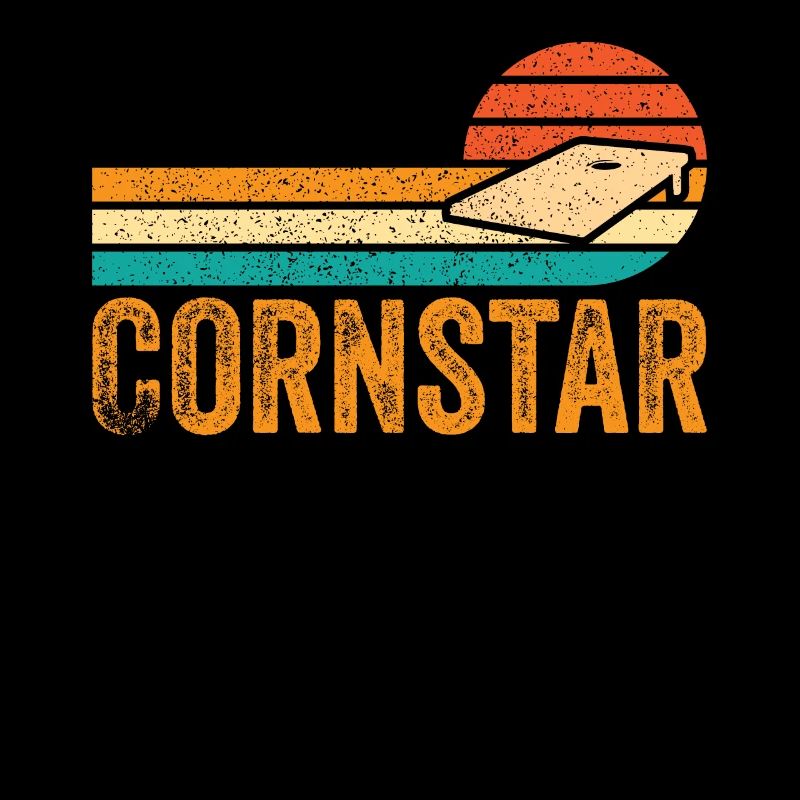 Funny Cornhole Corn Hole Retro