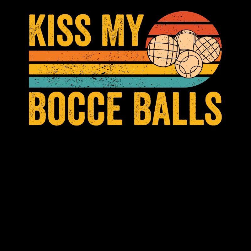 Drôle de boule de boccia rétro