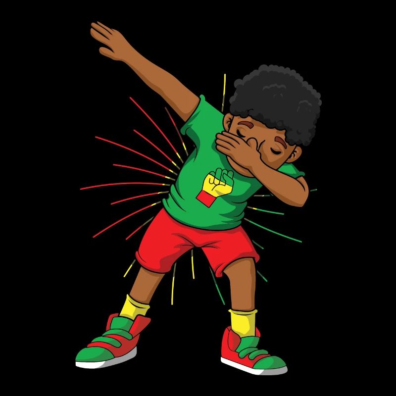 Dab Kid feiern Juneteenth Schwarze Geschichte