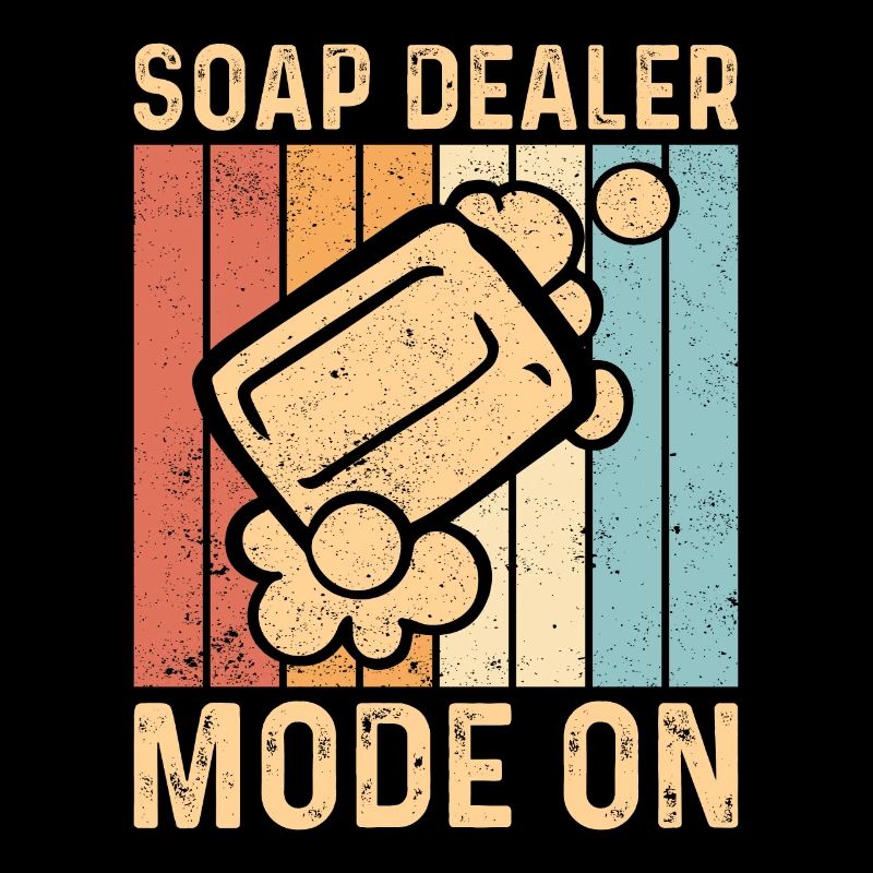 Funny soap making soap merchant