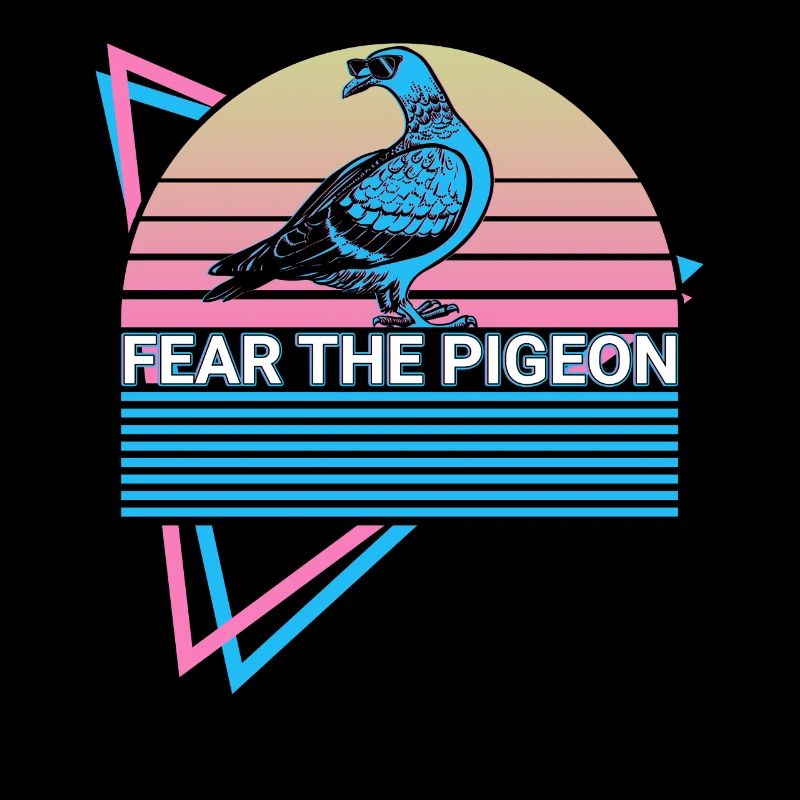 Fear The Pigeon Retro