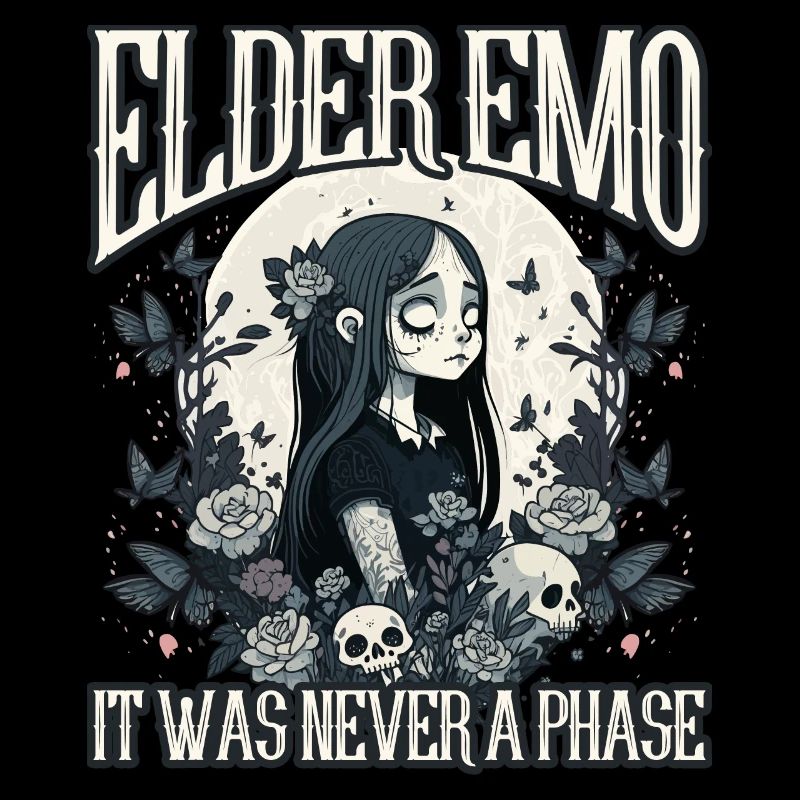 Lustiger Emo-Junge Emo-Mädchen