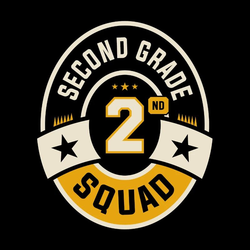 Second 2nd Grade Squad Team Back To School