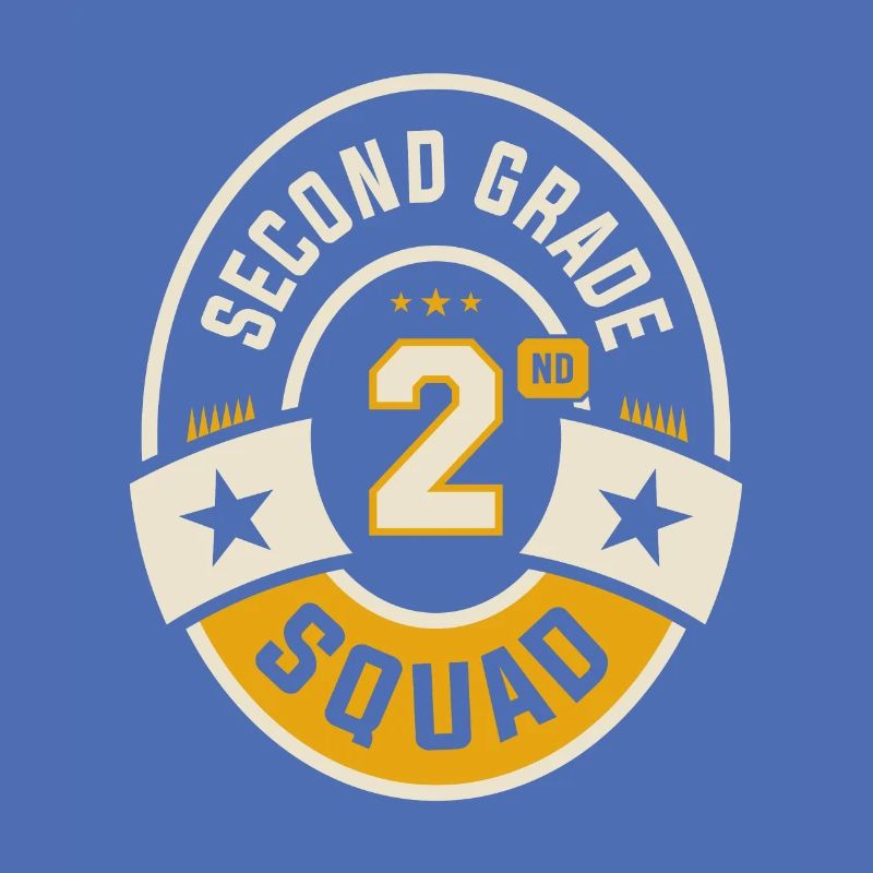 Second 2nd Grade Squad Team Back To School