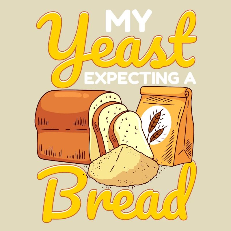 Funny bread baking baker