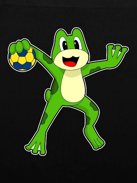 Frog Handball Player Handball