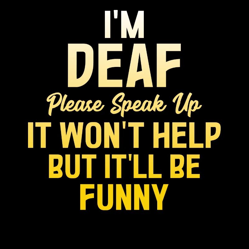 Funny Deaf Pride ASL Sign Language