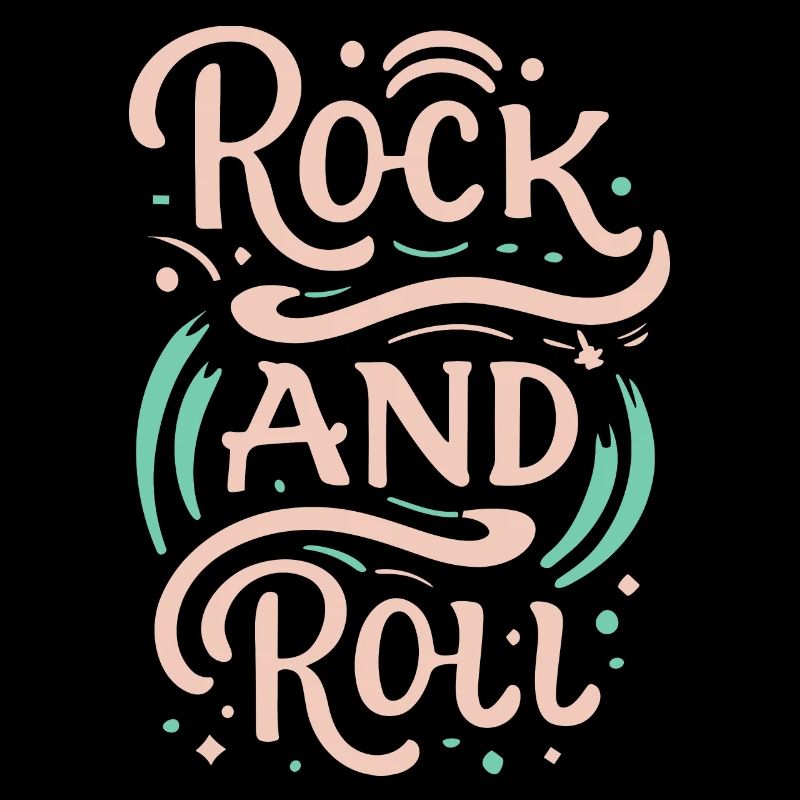 Rock And Roll Rock Statement Motto