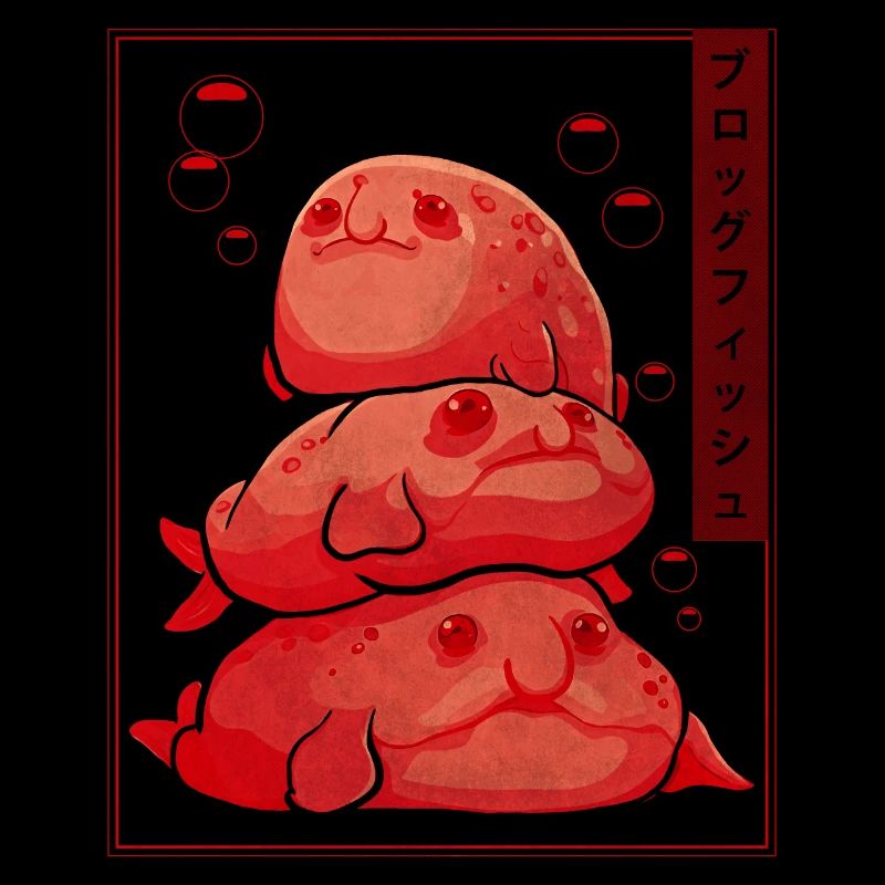 Soft Grunge Goth Blobfish