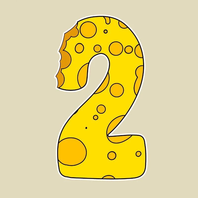 Number 2 - Two - Second