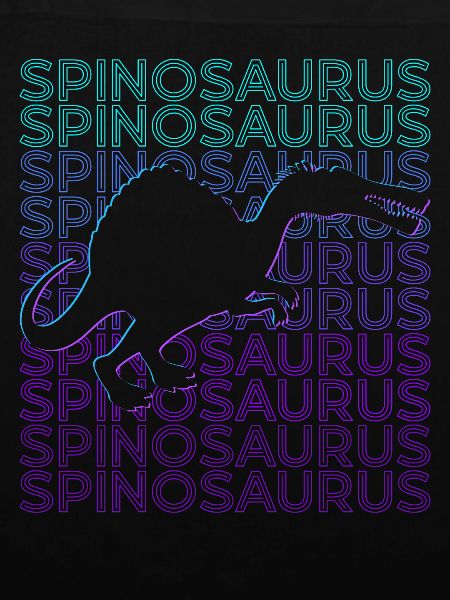 Spinosaurus Dinosaurier Retro