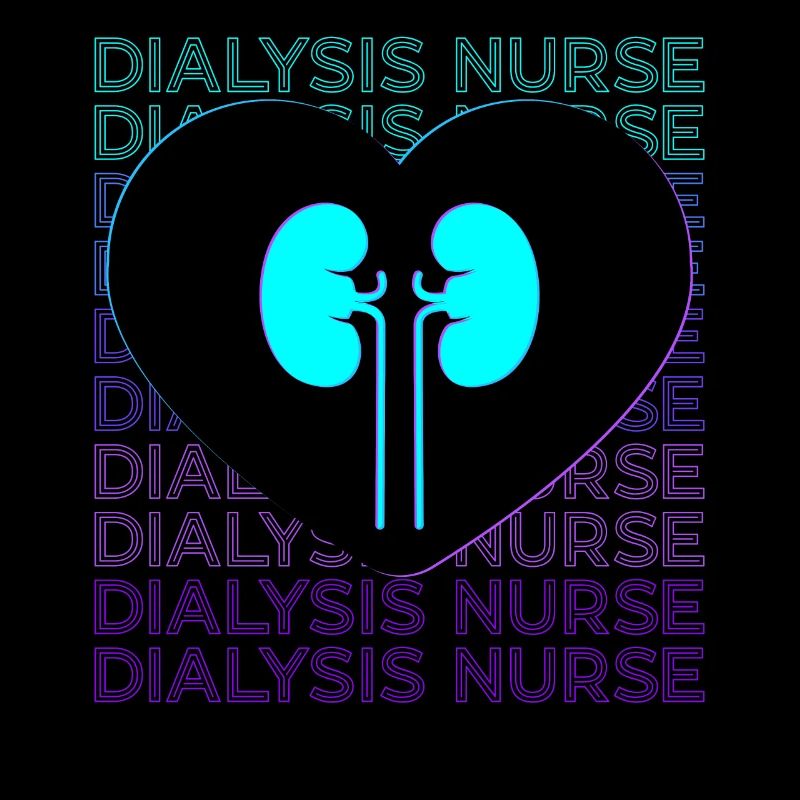 Dialyseschwester Dialyseassistentin Retro