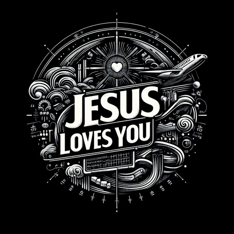Jésus t’aime – Conception de cercles