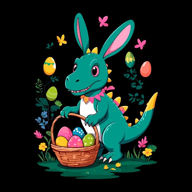 Iconic Easter Dinosaur Dinosaur Easter Bunny