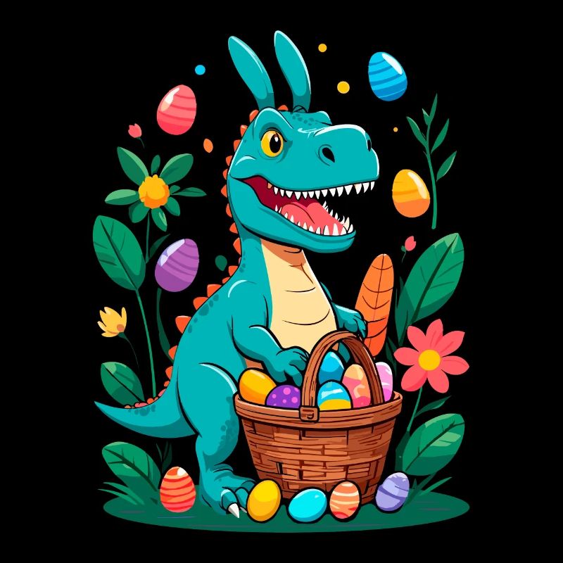 Iconic Easter Dinosaur Dinosaur Easter Bunny