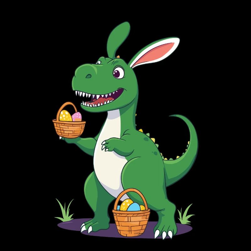 Iconic Easter Dinosaur Dinosaur Easter Bunny