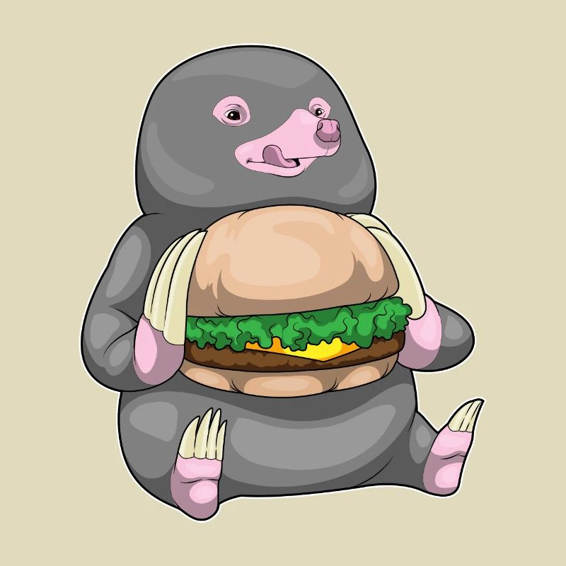 Maulwurf Cheeseburger